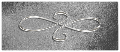 DNSEMP-L-601-SL-SH-SL Silver Scroll Shimmer Silver